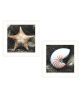 "Ocean Net Collection" 2-Piece Vignette By John Jones; Ready to Hang Framed Print; White Frame