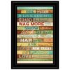 "Dog Rules" By Marla Rae; Ready to Hang Framed Print; Black Frame
