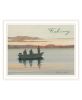 "Fishing" by Bonnie Mohr; Ready to Hang Framed Print; White Frame