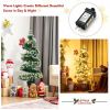 4FT Pre-lit Spiral Snowy Artificial Christmas Entrance Tree w/ Retro Urn Base