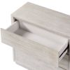 Modern Style Soild Wood 3-Drawer Chest for Bedroom; Living Room; Stone Gray