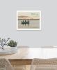 "Fishing" by Bonnie Mohr; Ready to Hang Framed Print; White Frame