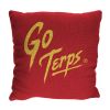 Maryland OFFICIAL NCAA "Invert" Woven Pillow, 20" x 20"