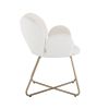 COOLMORE Modern Velvet Accent Chair; Comfy Cute Upholstered Vanity Desk Chair w/Metal Legs; Soft Cushion; Armchair for Living Room 2PC/SET