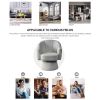 [Video]Welike 29 "W Petal Modern Contemporary Accent Lounge Swivel Chair with Deep Channel Tufting and Base; teddy fabric