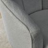 [Video]Welike 29 "W Petal Modern Contemporary Accent Lounge Swivel Chair with Deep Channel Tufting and Base; teddy fabric
