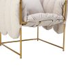 COOLMORE Accent Chair ; leisure single sofa with metal frame