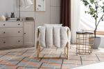 COOLMORE Accent Chair ; leisure single sofa with metal frame