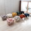 COOLMORE Accent Chair ; leisure single sofa with metal frame