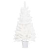 vidaXL Artificial Christmas Tree Lifelike Needles White 3 ft