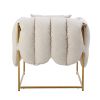 COOLMORE Accent Chair ; leisure single sofa with metal frame