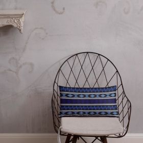 Dark Blue Boho Style Decorative Pillow (size: 20Ã—12)