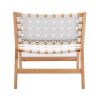 COOLMORE Solid Wood Frame Chair With White Wool Carpet. Modern Accent Chair Lounge Chair for Living Room